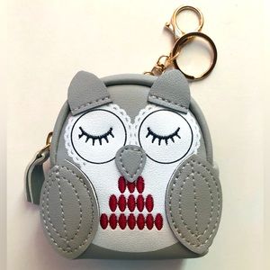 Owl Keychain mini coin purse